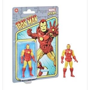 MARVEL LEGENDS RETRO FIGURINE THE INVINCIBLE IRON MAN 3.75" HASBRO KENNER